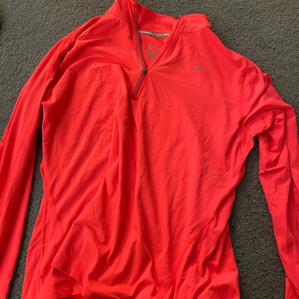 Nike pink quarter zip rarely worn xl